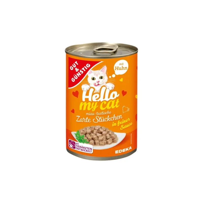 G&G Kuřecí v omáčce konzerva pro kočky 415g  - originál z Německa