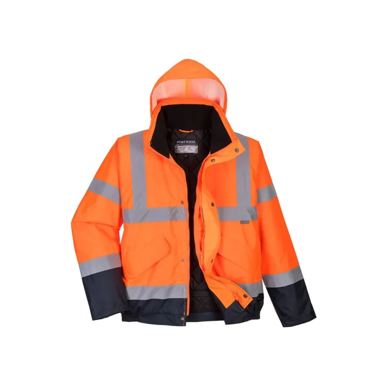 Zimní dvoubarevný Hi-Vis bomber