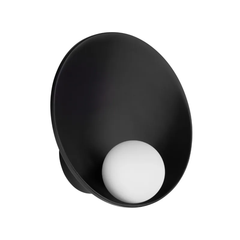 Černé kovové nástěnné světlo Nova Luce Minim