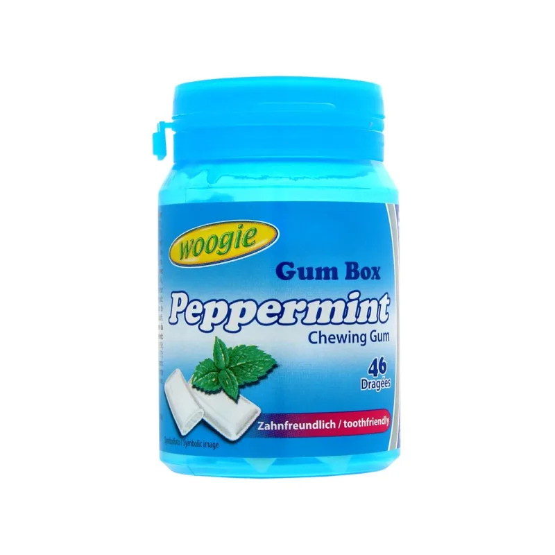 Woogie Peprmintové žvýkačky 64,4g  - originál z Německa