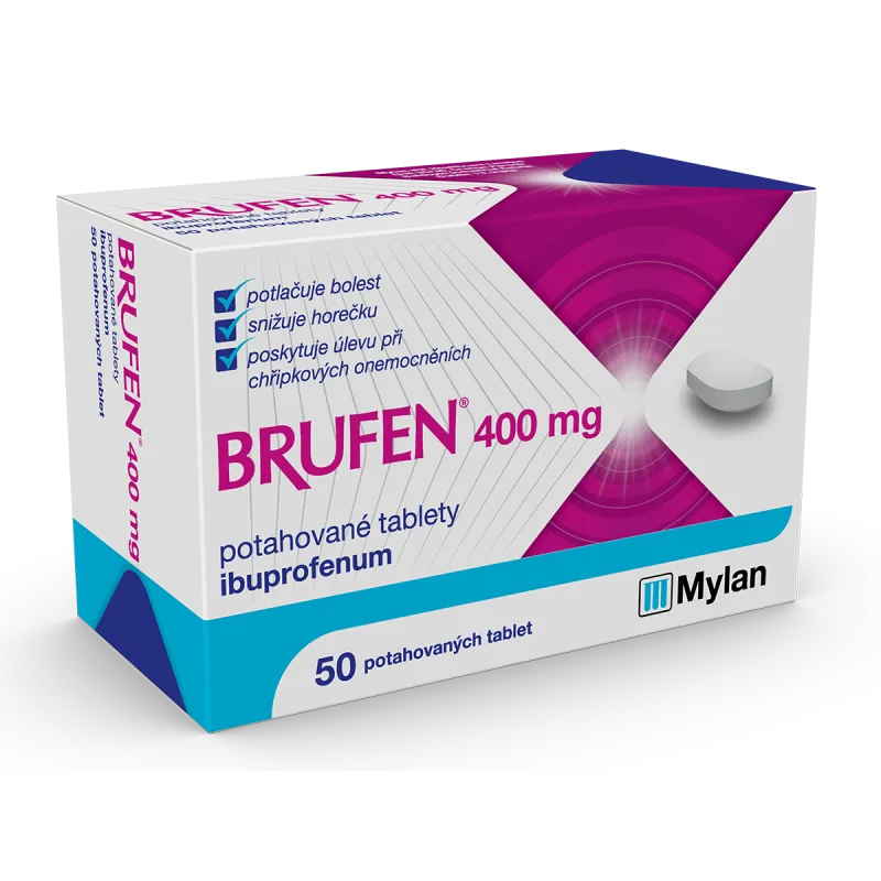Brufen 400 mg 50 potahovaných tablet