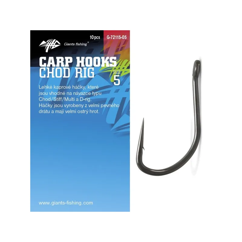 Giants fishing Háček s očkem Chod Rig 10ks