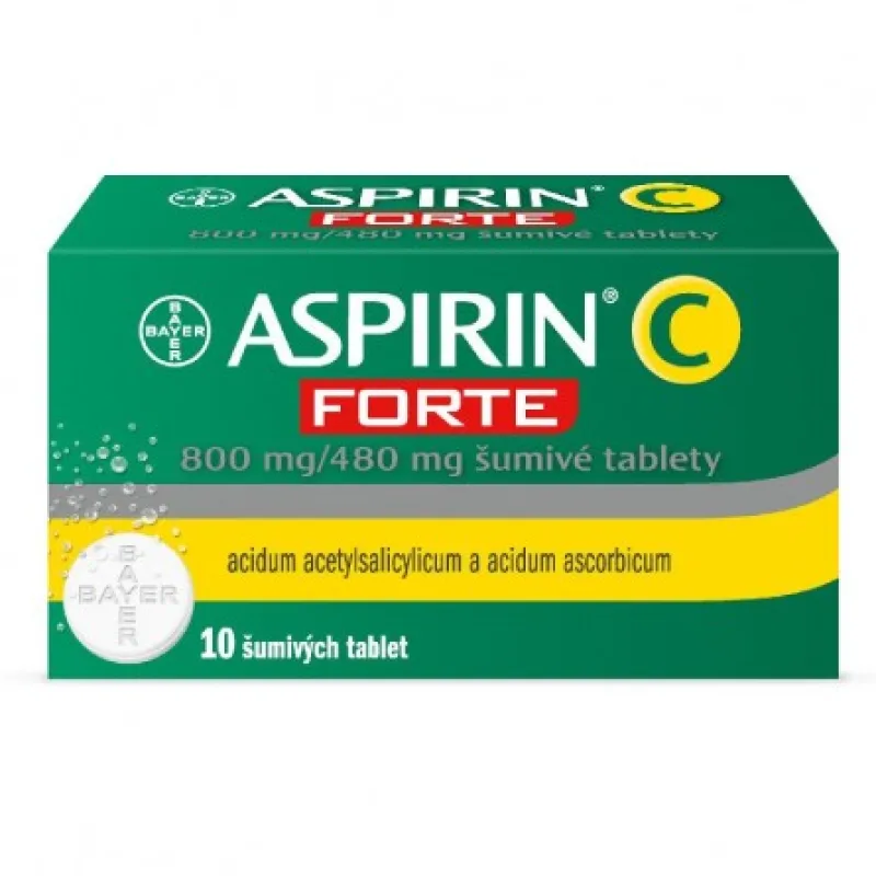 Aspirin C Forte 800mg/480mg 10 šumivých tablet