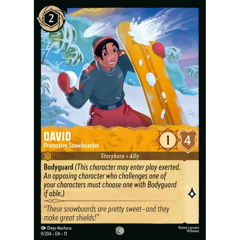 David - Protective Snowboarder