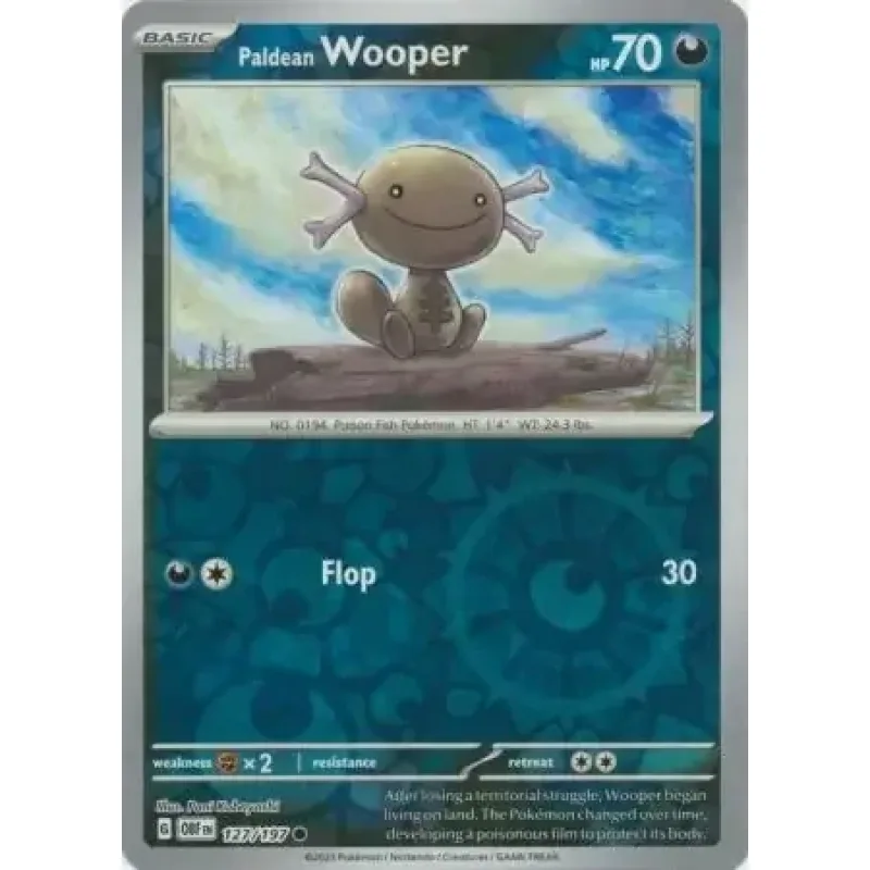 Paldean Wooper (OBF 127) - REVERSE HOLO