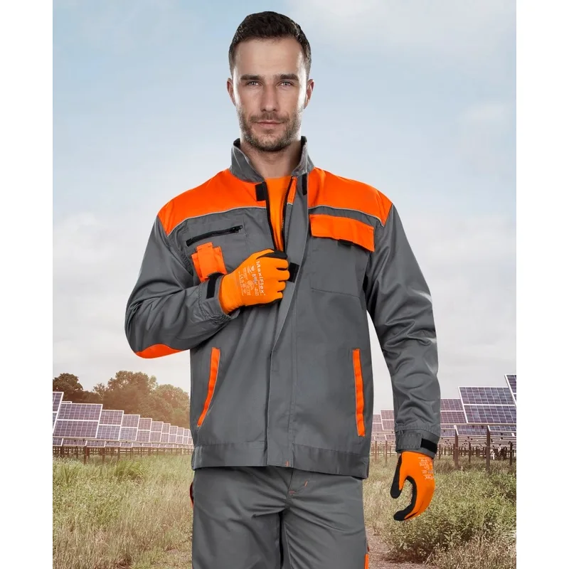 Blúza ARDON®2STRONG sivo-oranžová 46
