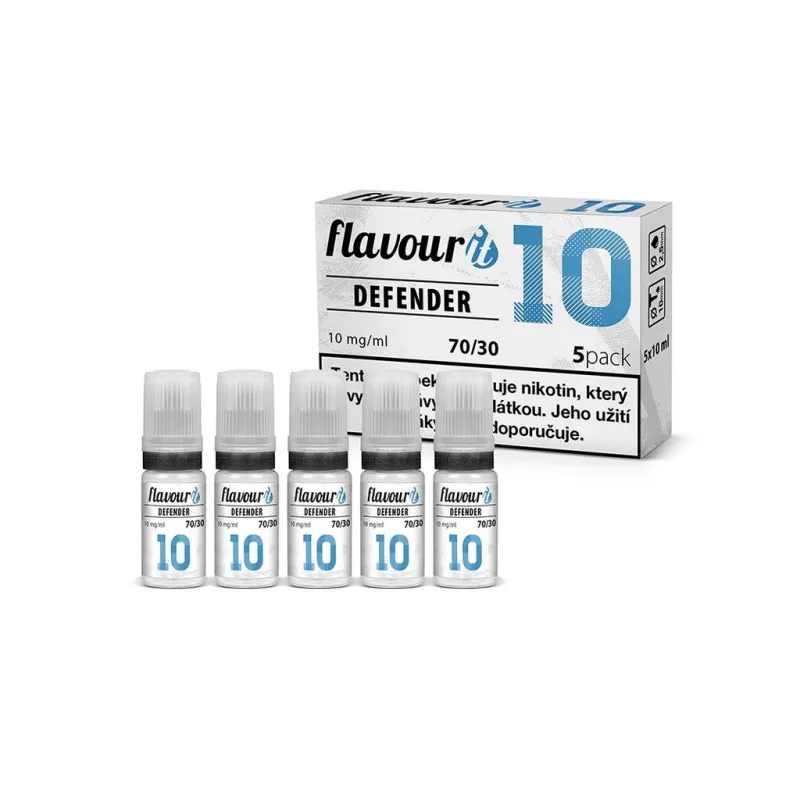 Flavourit Defender 70/30 Dripper 10mg 5x10ml