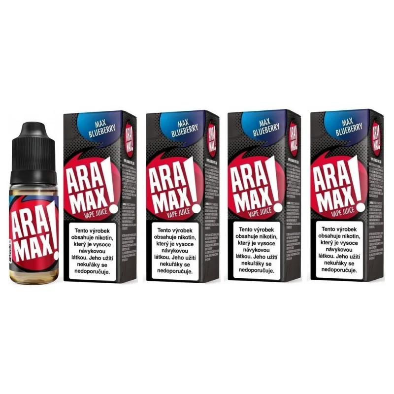 Aramax - Max Blueberry - 4x10ml - 3mg