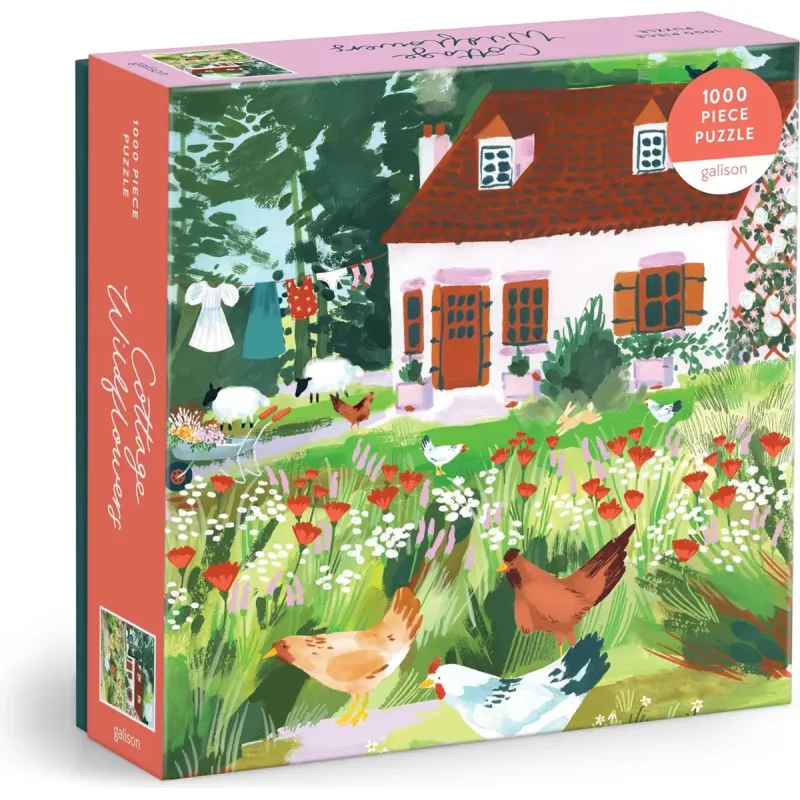 Puzzle Chalupa Wildflowers