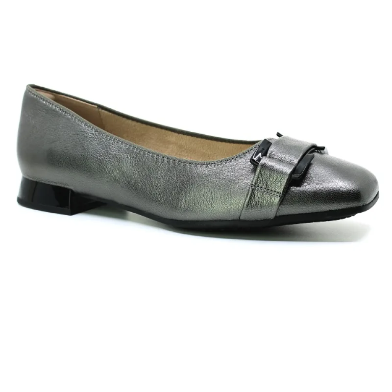 CAPRICE 9-22101-45 289 dk.grey metal, dámské baleríny vel.38