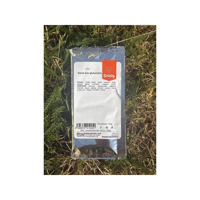 GYROS BEZ GLUTAMÁTU - koření 50 g GRIZLY