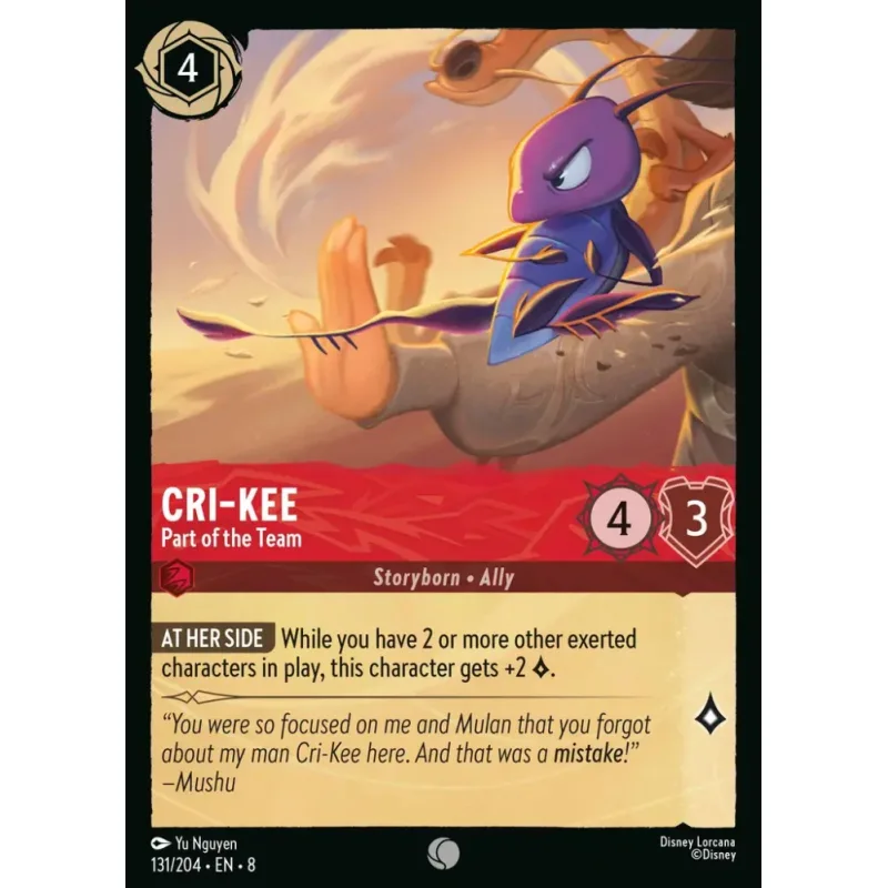 Cri-Kee - Part of the Team