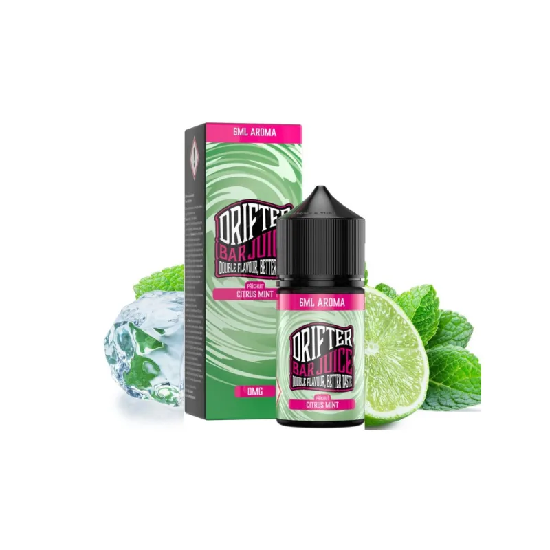 Příchuť Drifter Bar Juice S&V: Citrus Mint (Limetka a máta) objem 6,0ml