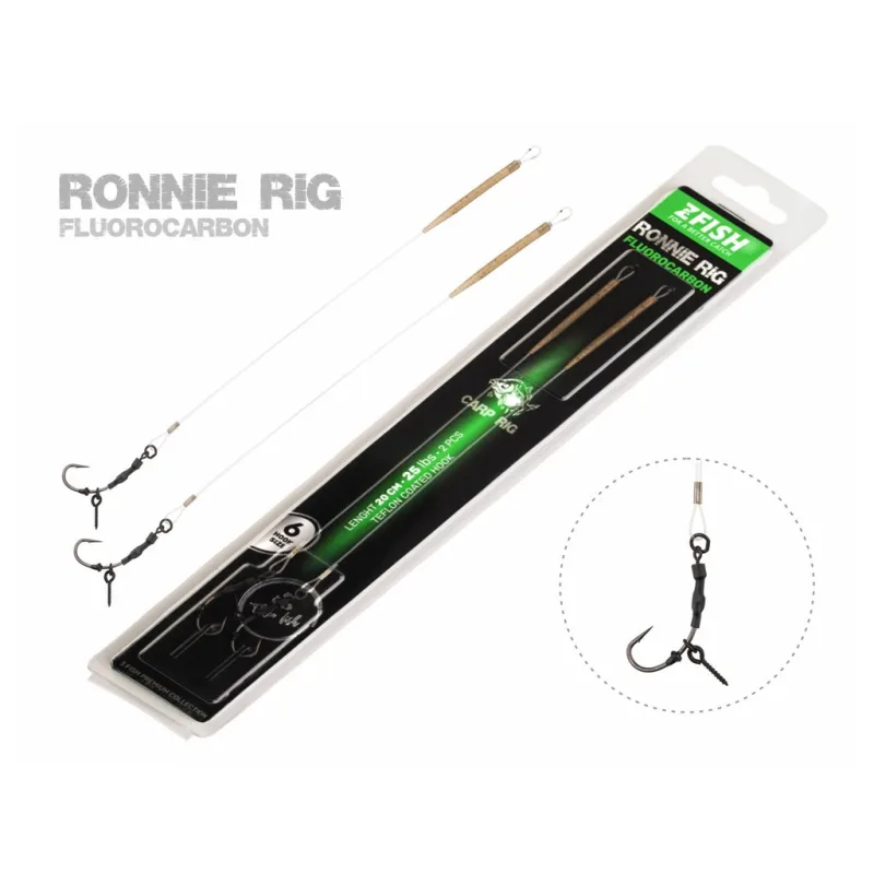 ZFISH Návazec Fluorocarbon Ronnie Rig