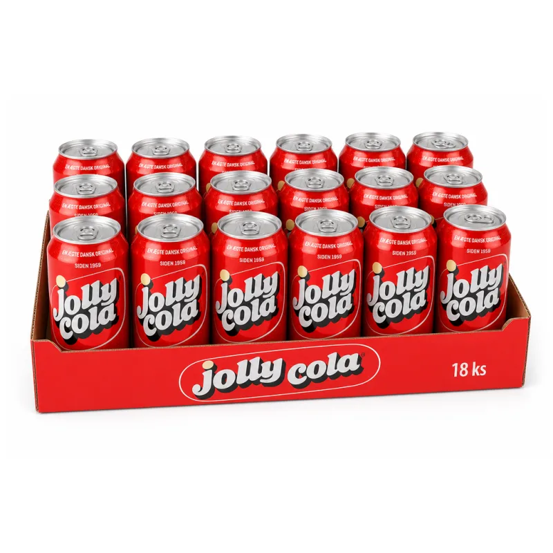 Jolly Cola limonáda 18x330 ml- VÝHODNÉ BALENÍ
