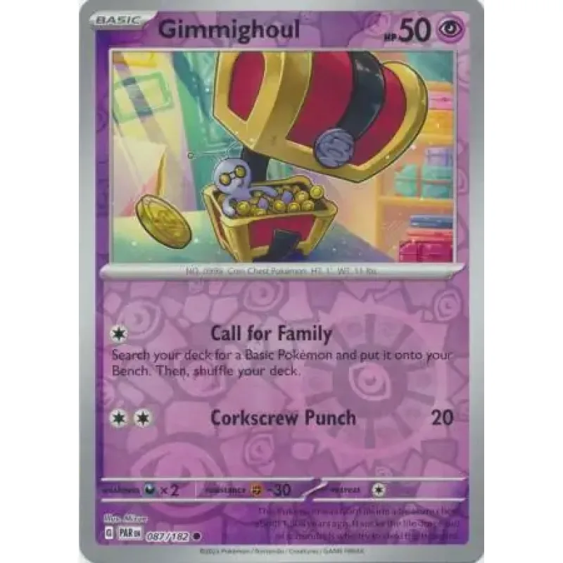 Gimmighoul (PAR 087) - REVERSE HOLO