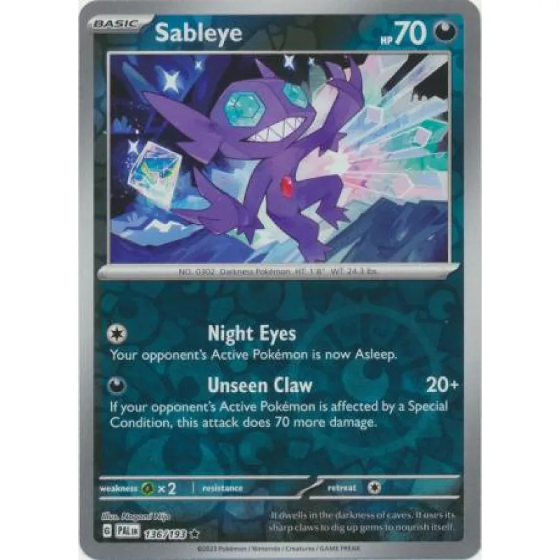 Sableye (PAL 136) - REVERSE HOLO