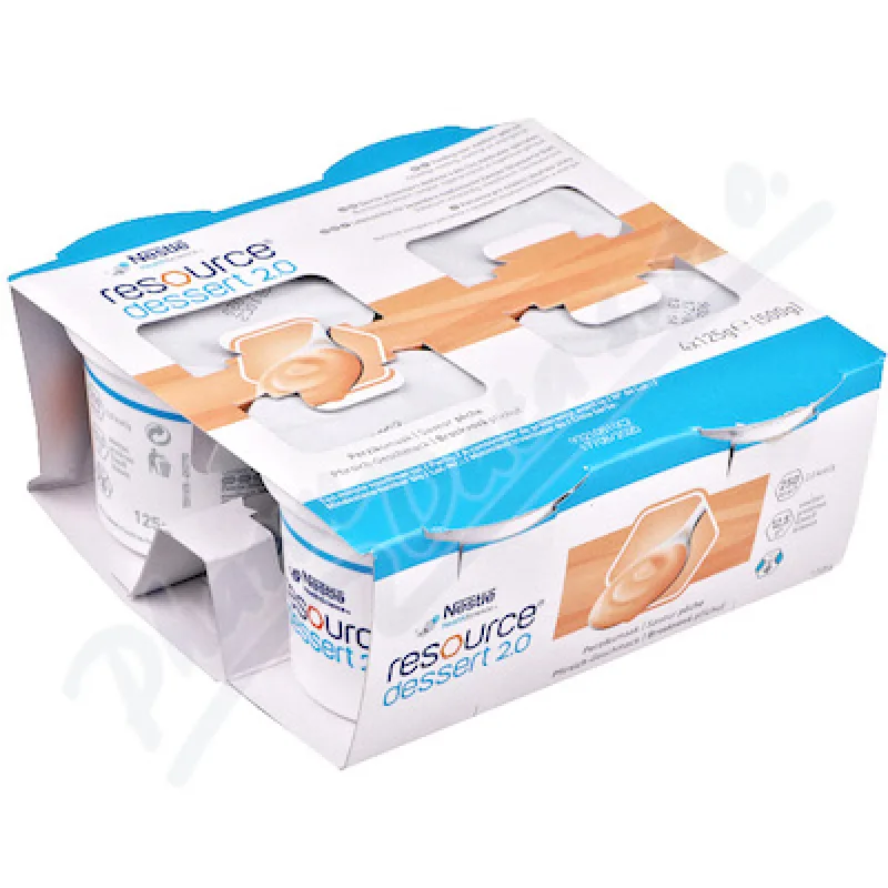 RESOURCE Dessert 2.0 broskyňa 4 x 125 g