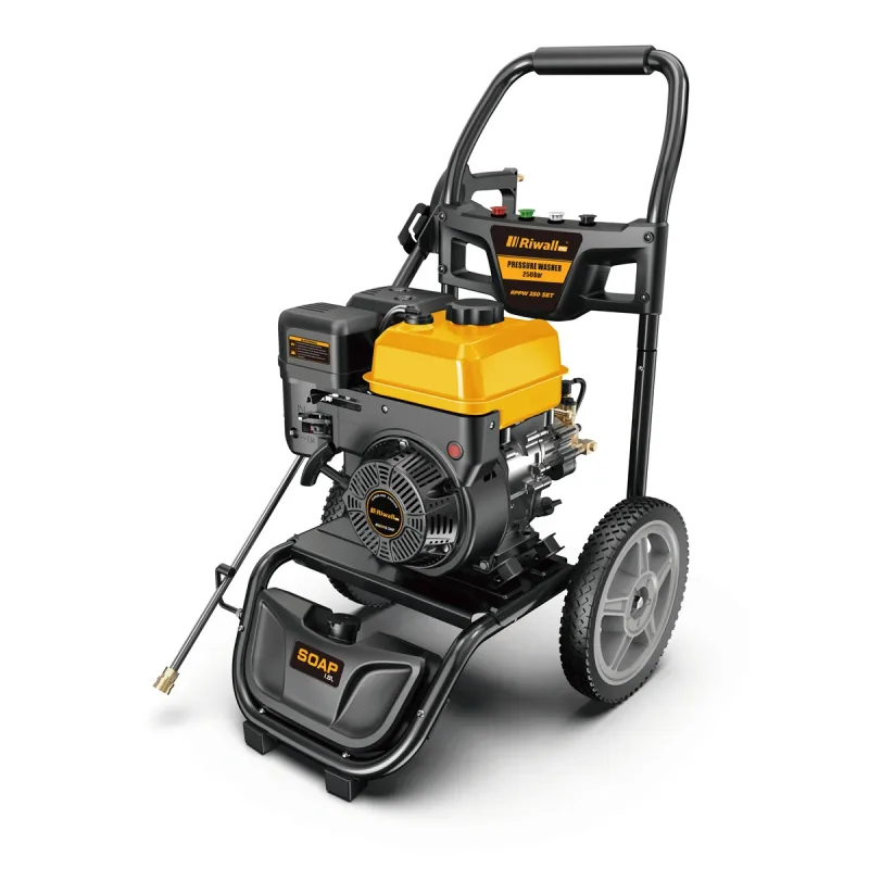 Benz&iacute;nov&aacute; tlakov&aacute; myčka Riwall PRO RPPW 250 SET