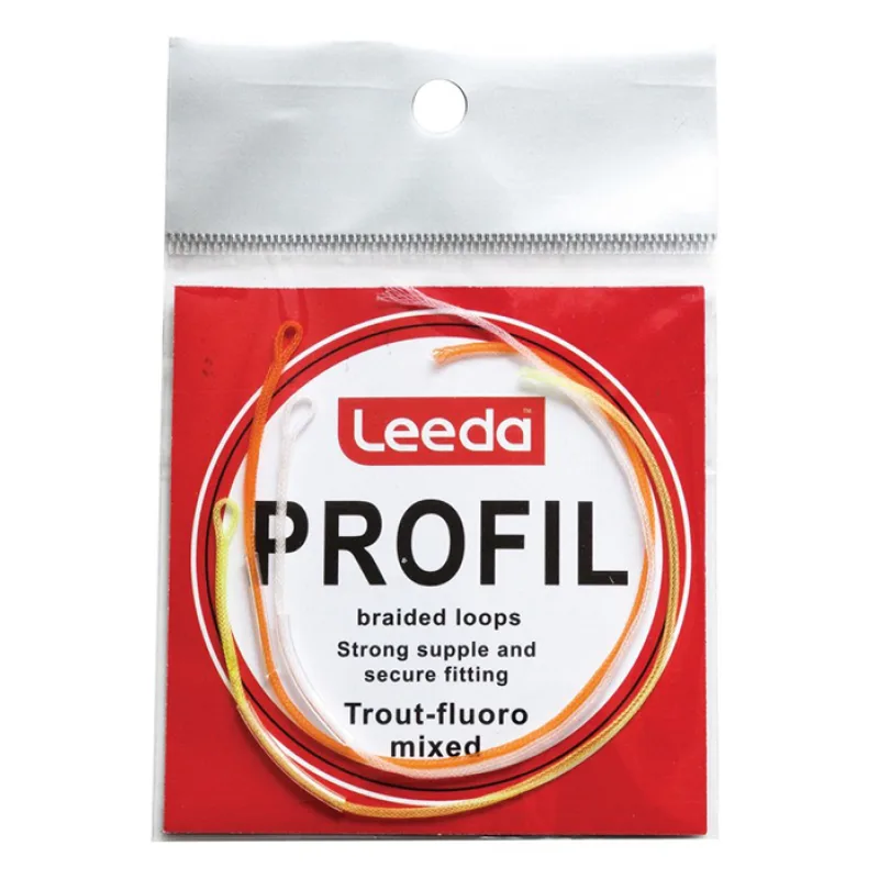 Rýchlospojky Leeda Profil Braided Loops Trout Flouro Mixed