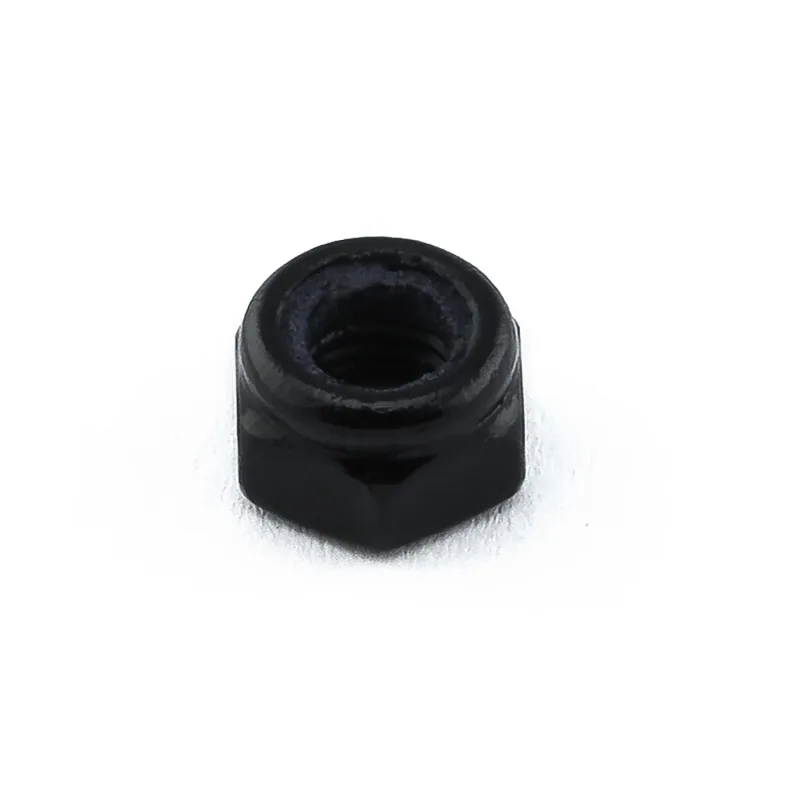 Pro-Bolt hliníková matka s nylonovou vložkou se závitem M5 x 0,80 mm, barva: černá