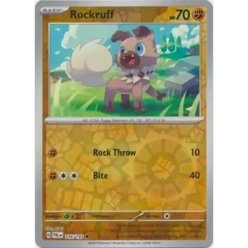 Rockruff (PAL 116) - REVERSE HOLO