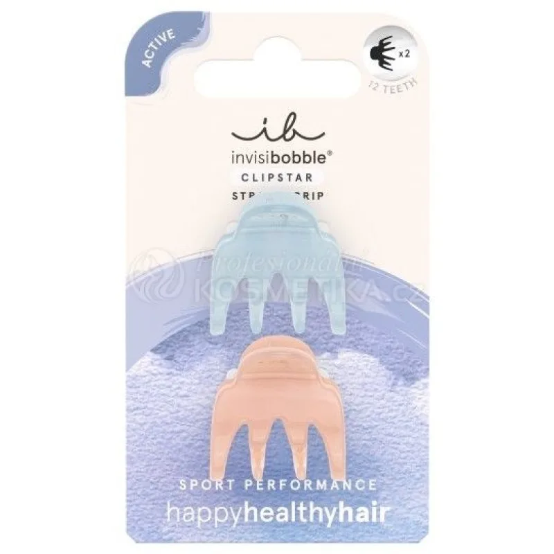 Invisibobble CLIPSTAR S Gym Buddy - Skřipec do vlasů 2 ks