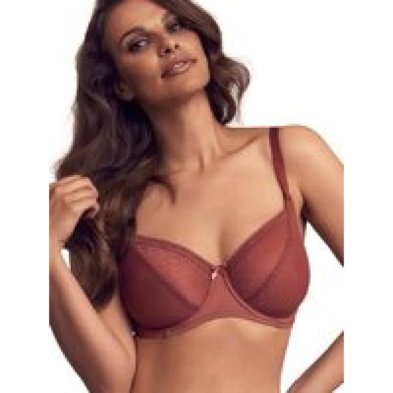 Podprsenka s kosticí CHANGE Sofia Rusty Red měděná (75K)