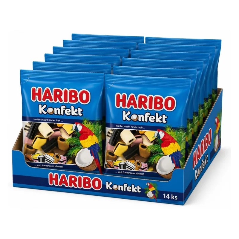 Haribo Konfekt lékořicové 14x175 g - VÝHODNÉ BALENÍ  - výhodné balení