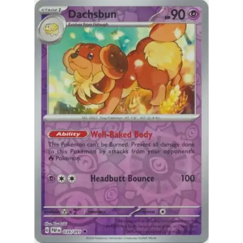 Dachsbun (PAF 039) - REVERSE HOLO