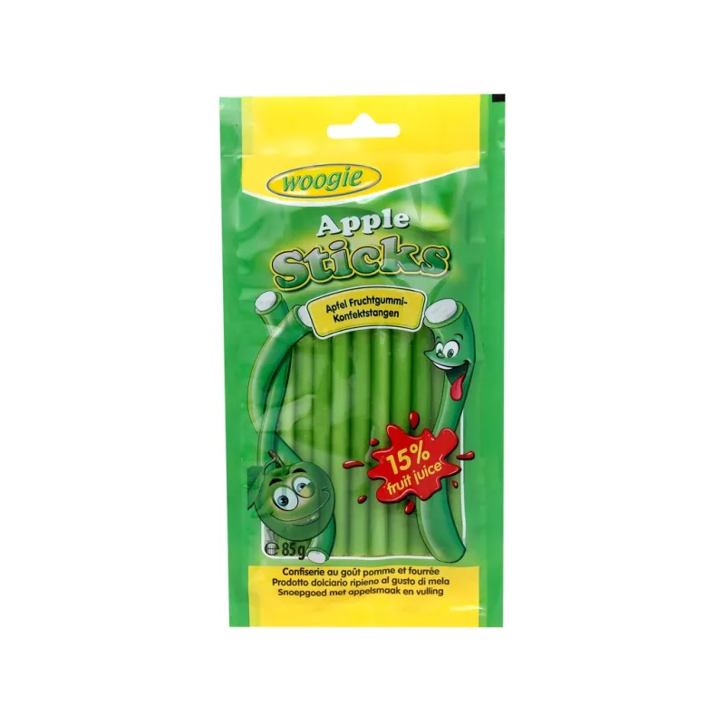Woogie pendreky s náplní jablko 80g  - originál z Německa