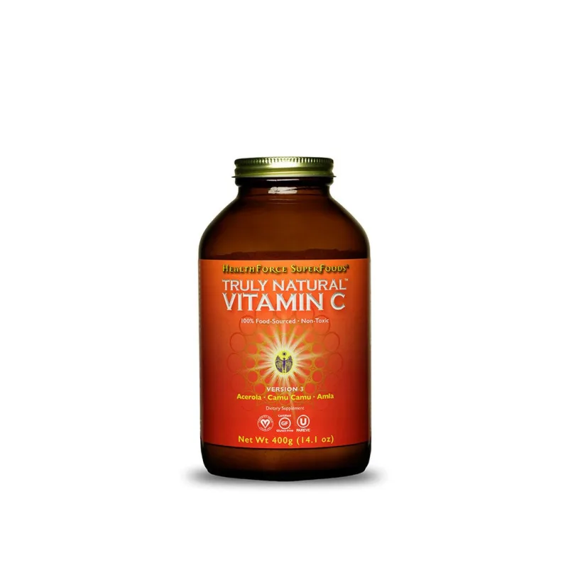Vitamín C přírodní, prášek 400 g HealthForce