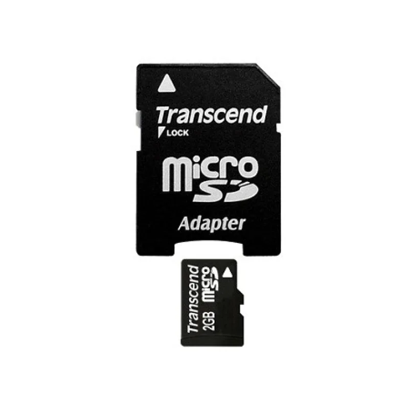 TRANSCEND MicroSD karta 2GB + adaptér