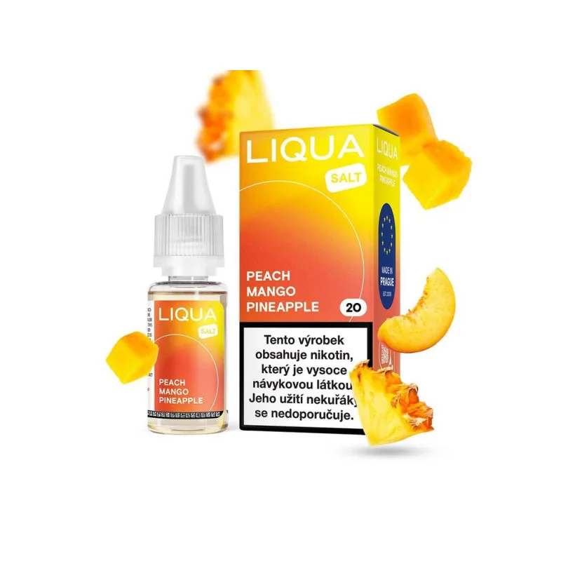 LIQUA Salt Peach Mango Pineapple (Mango, ananas a broskev) 10ml 10mg