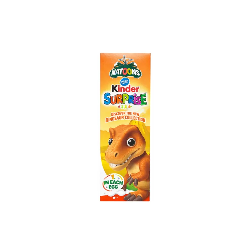 Kinder Surprise Natoons čokoládová vajíčka s překvapením 4 ks 80 g