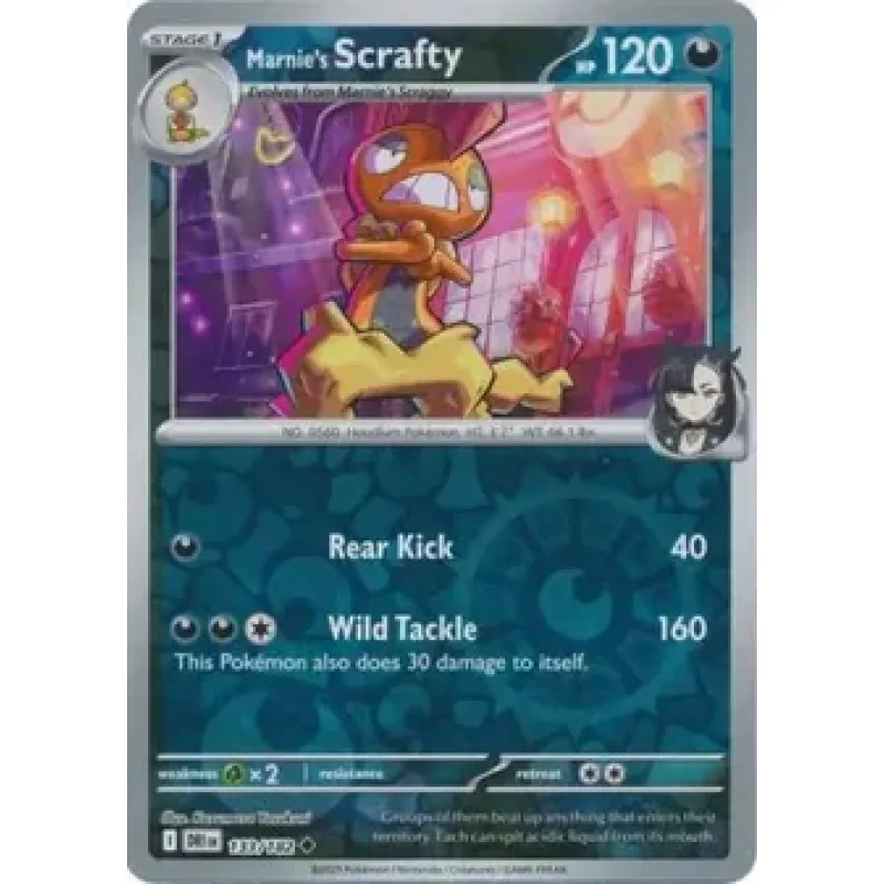 Marnie's Scrafty (DRI 133) - REVERSE HOLO
