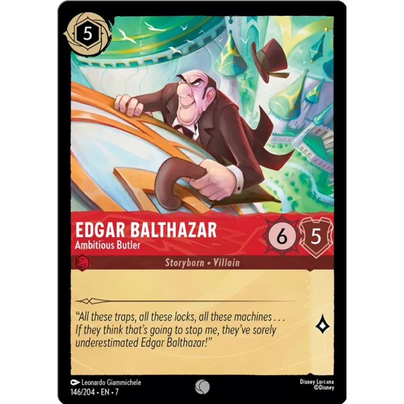 Edgar Balthazar - Ambitious Butler