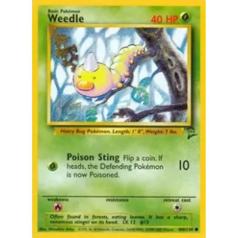 Weedle (B2 100) - LIGHT PLAYED