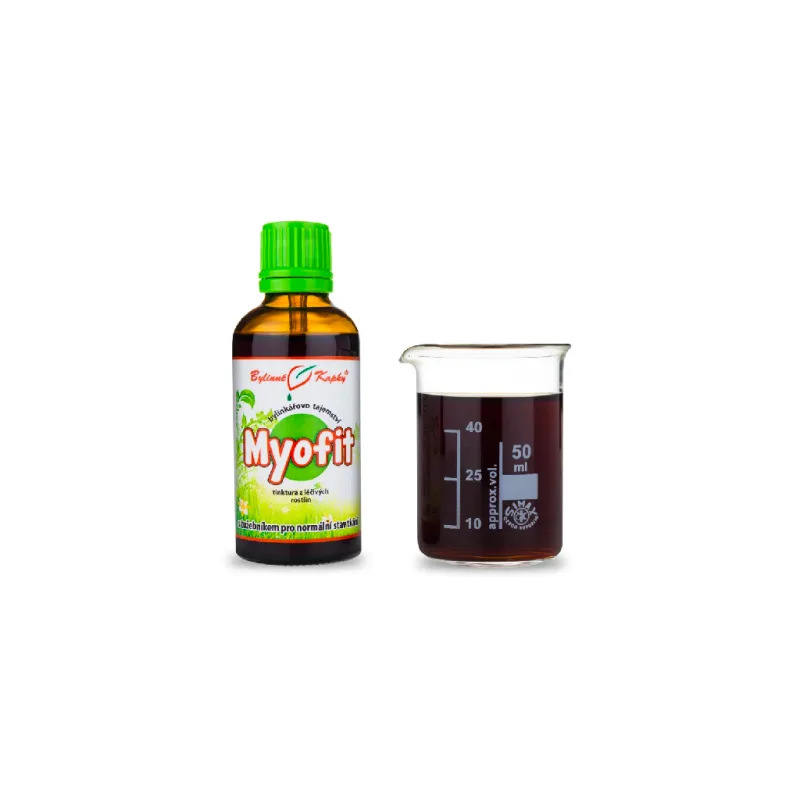 MYOFIT - bylinné kapky - tinktura - Bylinkářovo tajemství 50 ml BYLINNÉ KAPKY