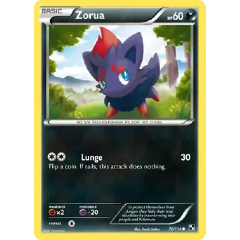 Zorua (BLW 70) - EXCELLENT