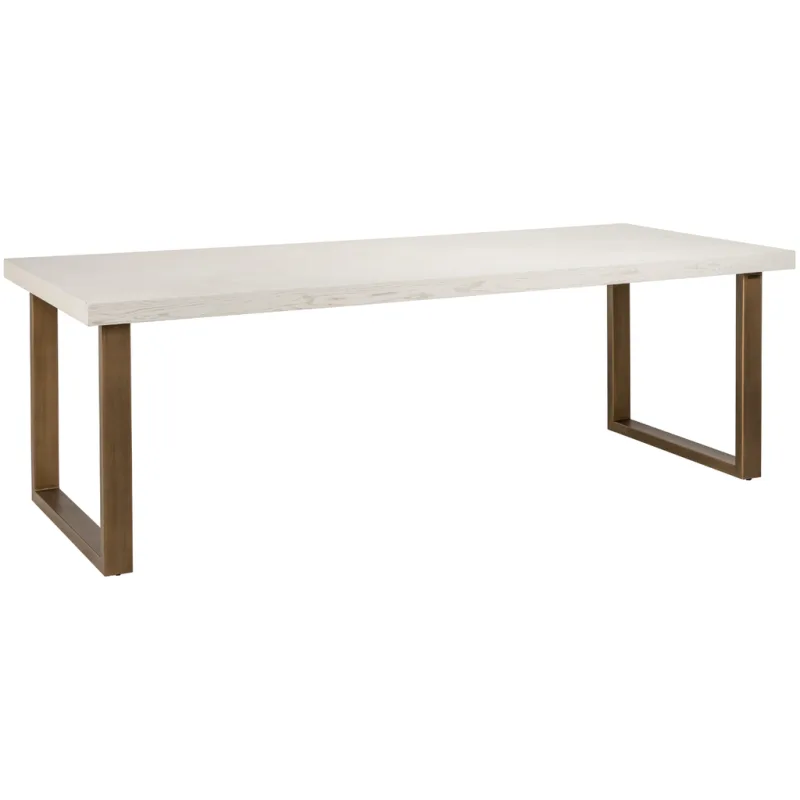 Dubový jídelní stůl Whitebone 235 x 100 cm