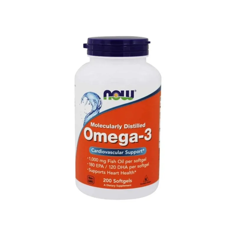 NOW FOODS Omega-3 (OMEGA-3, EPA, DHA) 200 toboliek