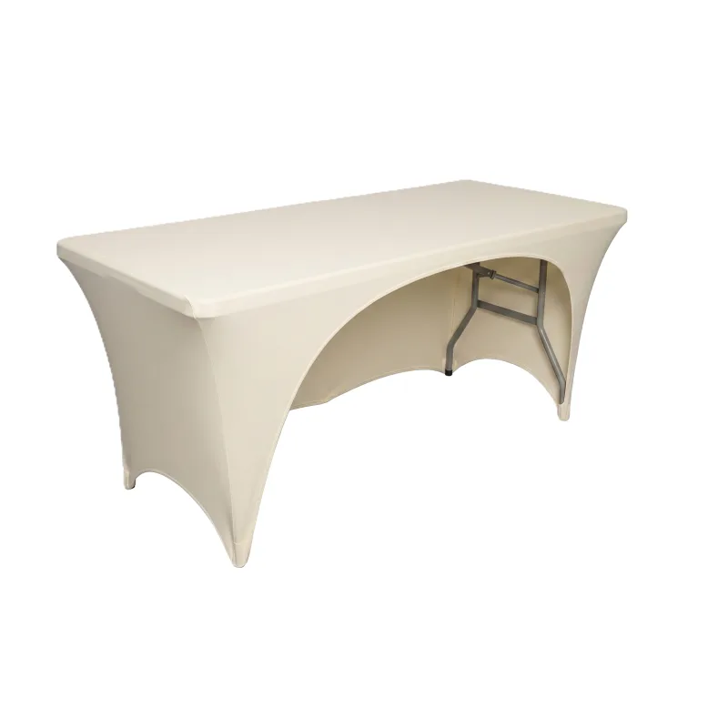 TENTino Elastick&yacute; potah CATERING na skl&aacute;dac&iacute; stůl 180-183x76 cm 1x V&Yacute;KROJ Barva ubrusu: KR&Eacute;MOV&Aacute; / IVORY