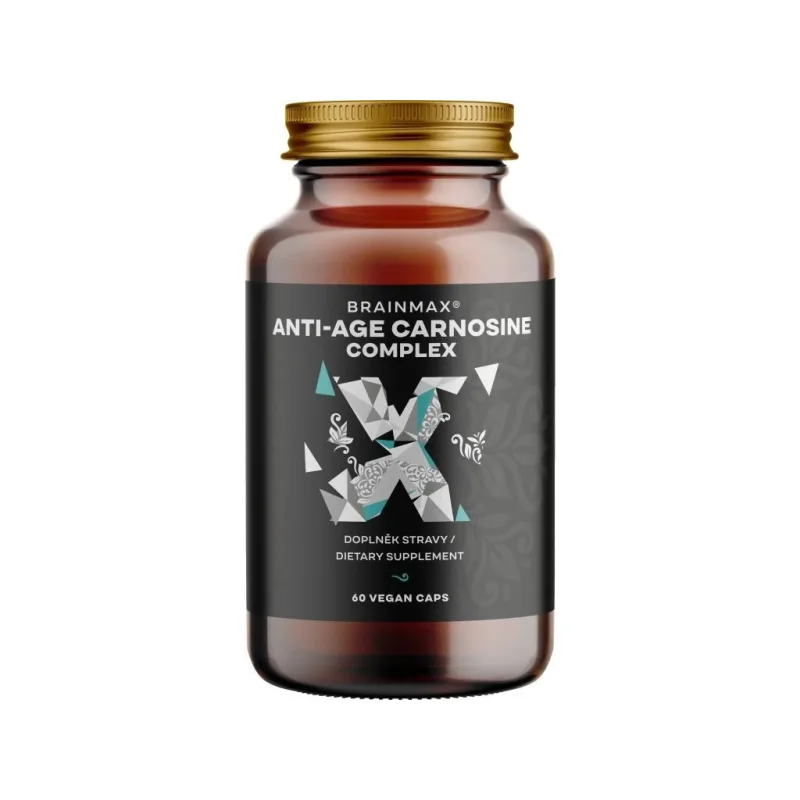 ANTI-AGE Carnosine - KARNOSIN complex, karnosin komplex, 60 kapslí BRAINMAX