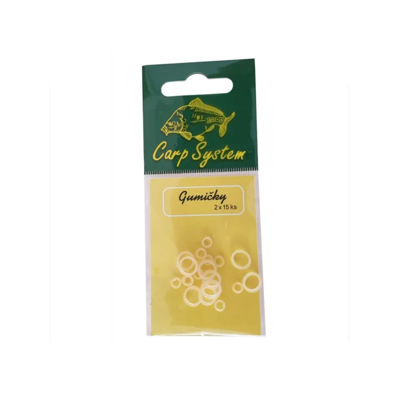 Gumičky Carp Systém 2x15ks  Získejte slevu -5% za registraci v e-shopu
