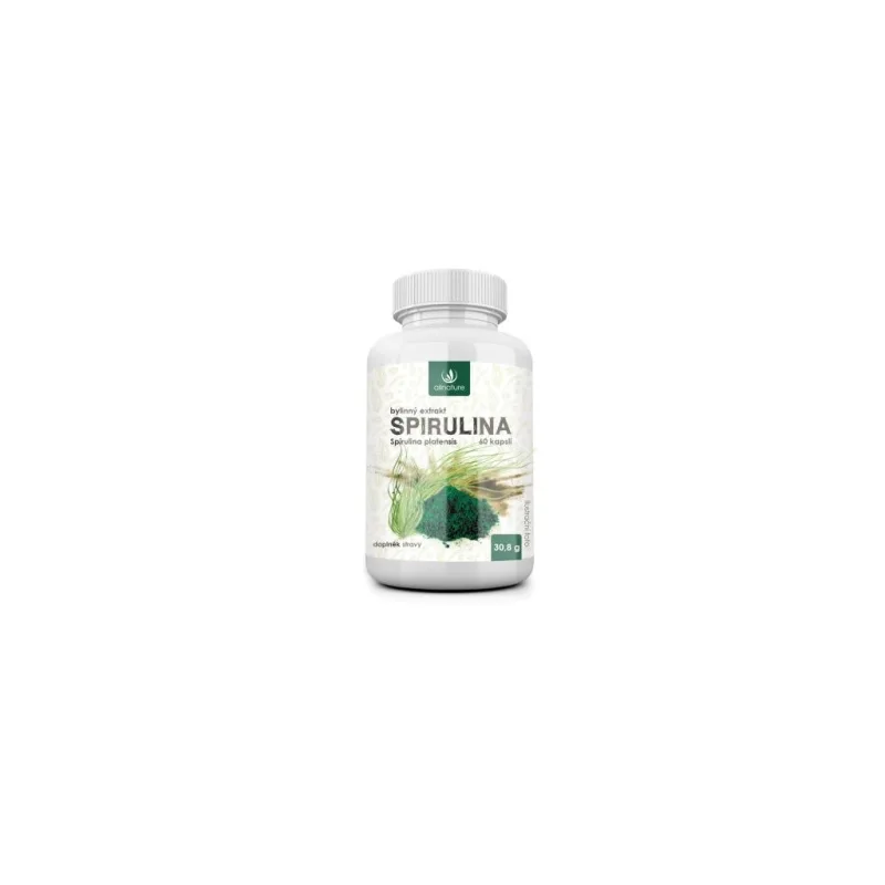 Spirulina bylinný extrakt 60 cps. ALLNATURE
