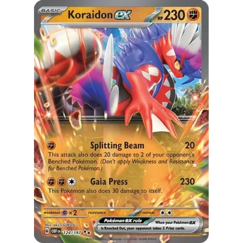 Koraidon ex (OBF 124)