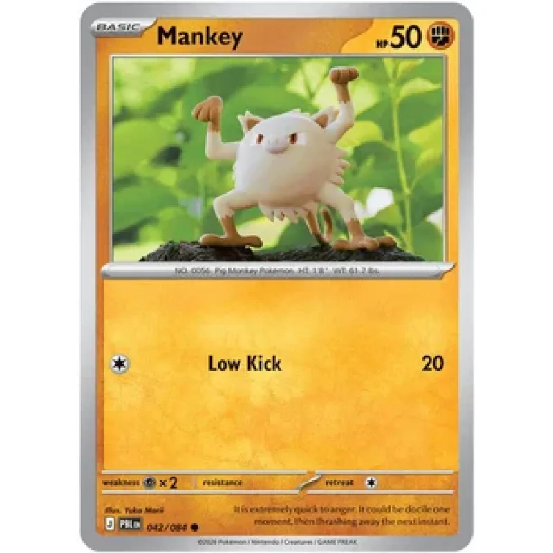 Mankey (PBL 042) - REVERSE HOLO