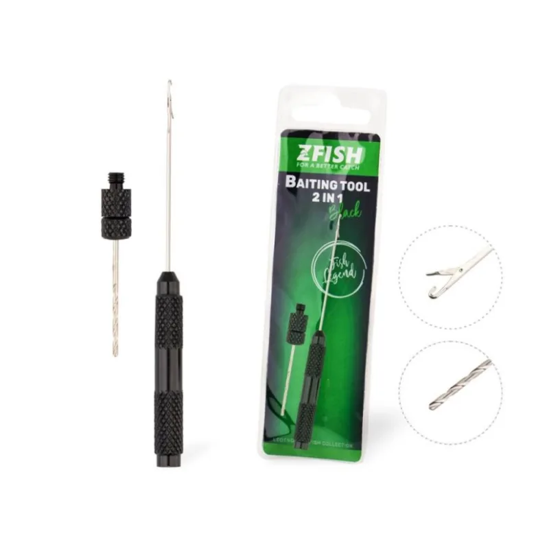 ZFISH Ihla a vrtáčik Baiting Tool 2v1