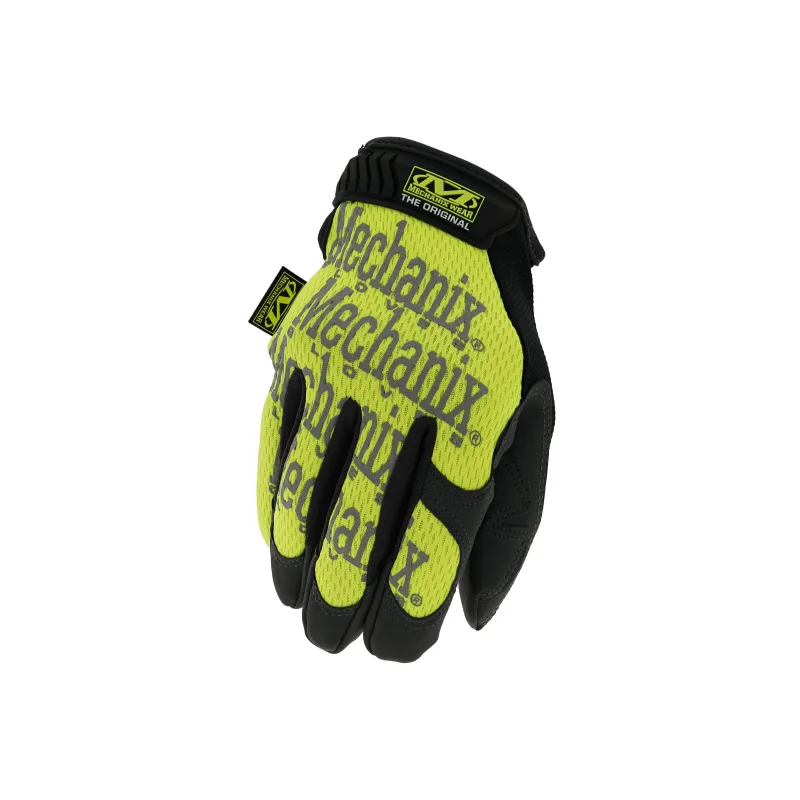 Rukavice Mechanix The Original Hi-Viz reflexní žlutá, velikost M